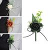 Exquisite Corsage Corsage Artificial Flower for Wedding Bridesmaids and Groomsmen Artificial Blossom and Leaf