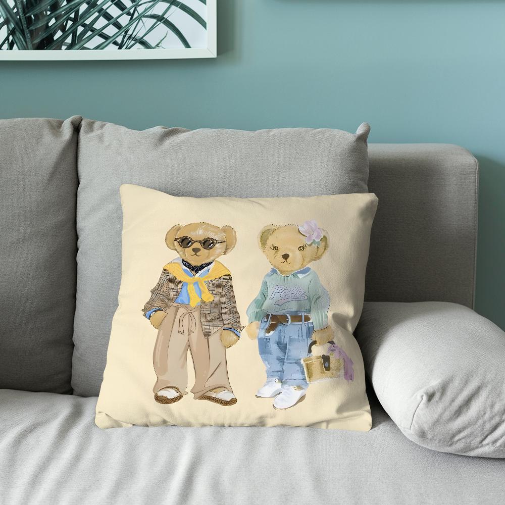 Cool PPolo BBearS Pillow Case Pillow Case Soft Cushion Cases for Farmhouse Sofa Decor Home Decorations and Protector