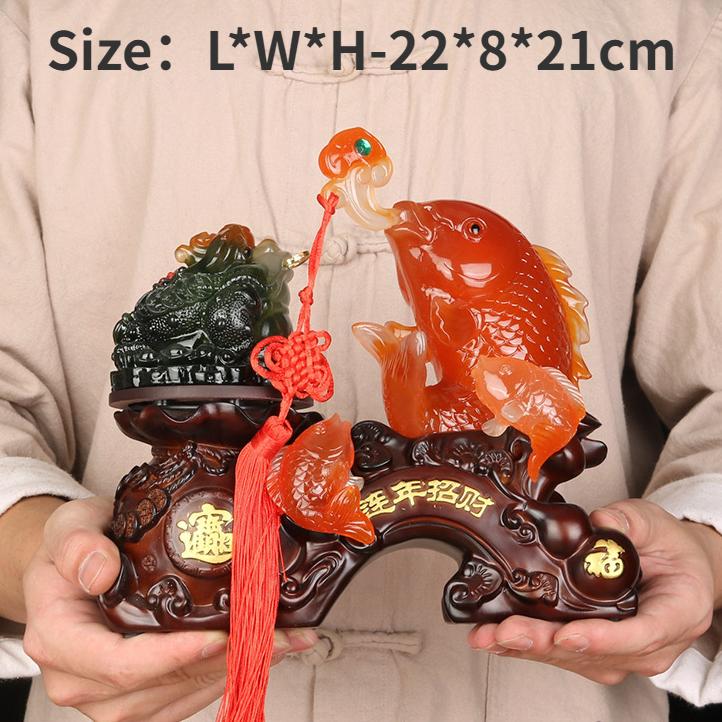 

Богатство Золотая Жаба Украшение Домашний Телевизор Шкаф Офис Украшение Открытие Творческий Подарок Поделки