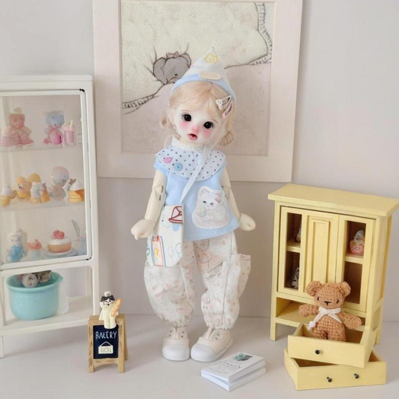 Autumn Winter 1/6 BJD Doll Clothes Only Clothing Cute 30CM Doll Outfit Set for Potato Dolls
