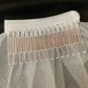 Double Layers Bridal Veil with Anti-slip Comb Satin Edge Elegant Wedding Bachelorette Party Long Tulle Veil Hair Accessories