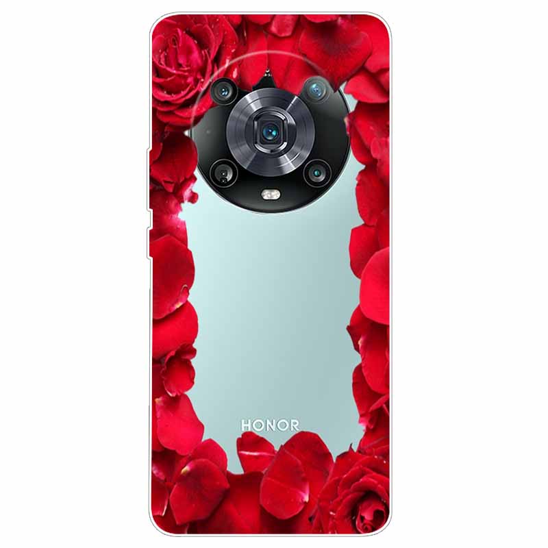 

For Honor Magic4 Pro Case TPU Clear Lovely Cat Girl Silicone Protector Cover for Huawei Honor Magic 4 Pro Case Soft Transparent Magic4 Pro