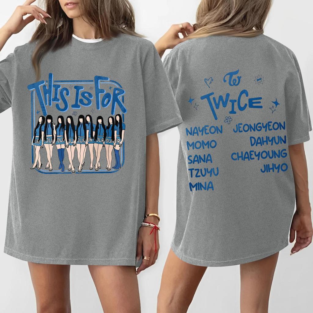 Top Tricou cu Mânecă Scurtă Imprimat cu Gât Rotund pentru Femei