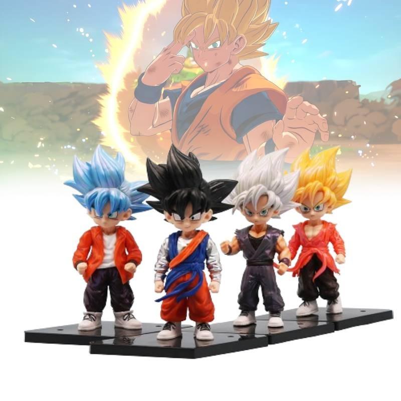 Adorable Q Version Goku Figure From Dragon Ball Z Collectible Pvc Model For Fans