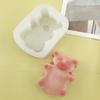 Large & Small Cream BB Bear Silicone Molds for Handmade Resin & Cake Decoration