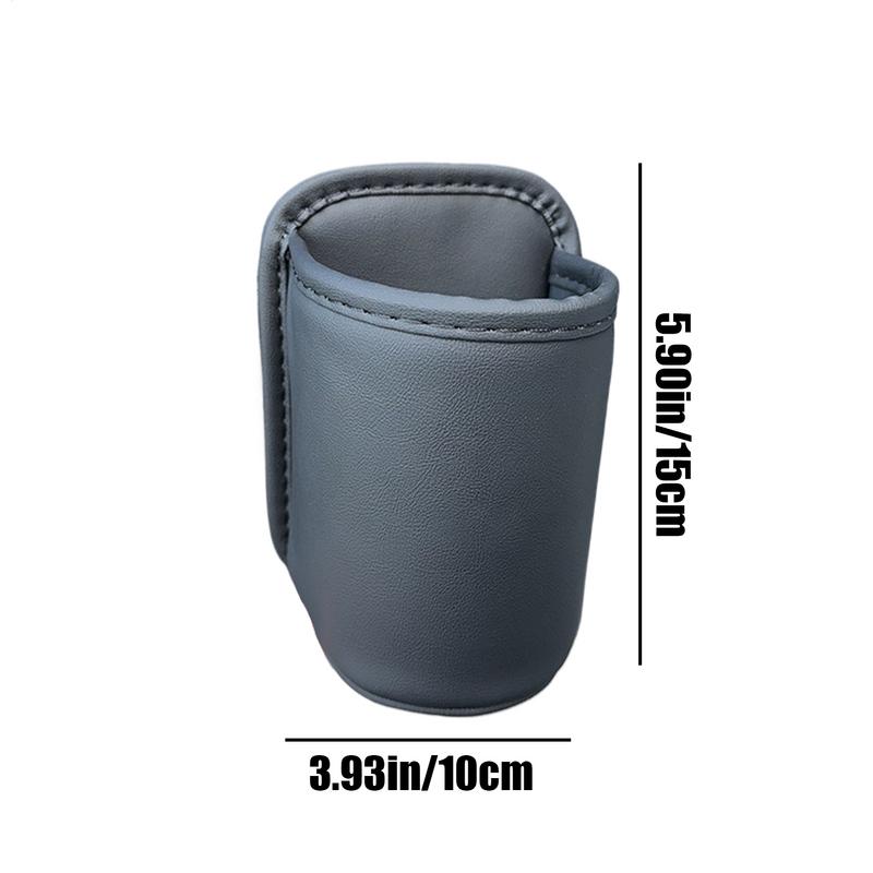 PU Leder Auto Tür Becherhalter Auto Getränkehalter Aufbewahrungsbehälter Auto Rücksitz Becherhalter Organizer Für Autoinnenzubehör