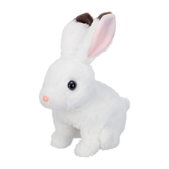 IWAYA Omimi Fata Pata Little Rabbit Yukki Battery Operated Stuffed Toy Walking Screaming Pet 3 Years Old Body Size W90 x H200 x D180mm 3183-1