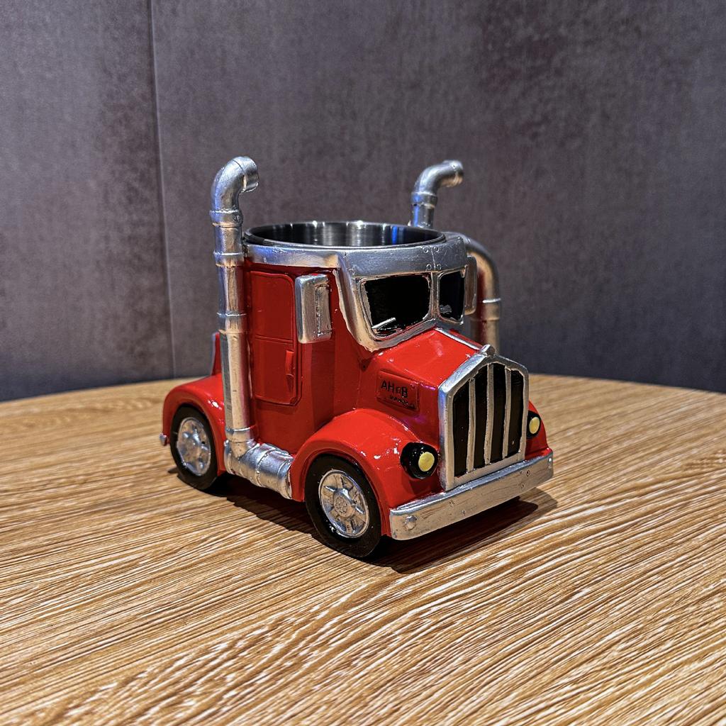 New Truck Coffee Cup Design Decoration Mug Home Courtyard Decoration Stainless Steel Core