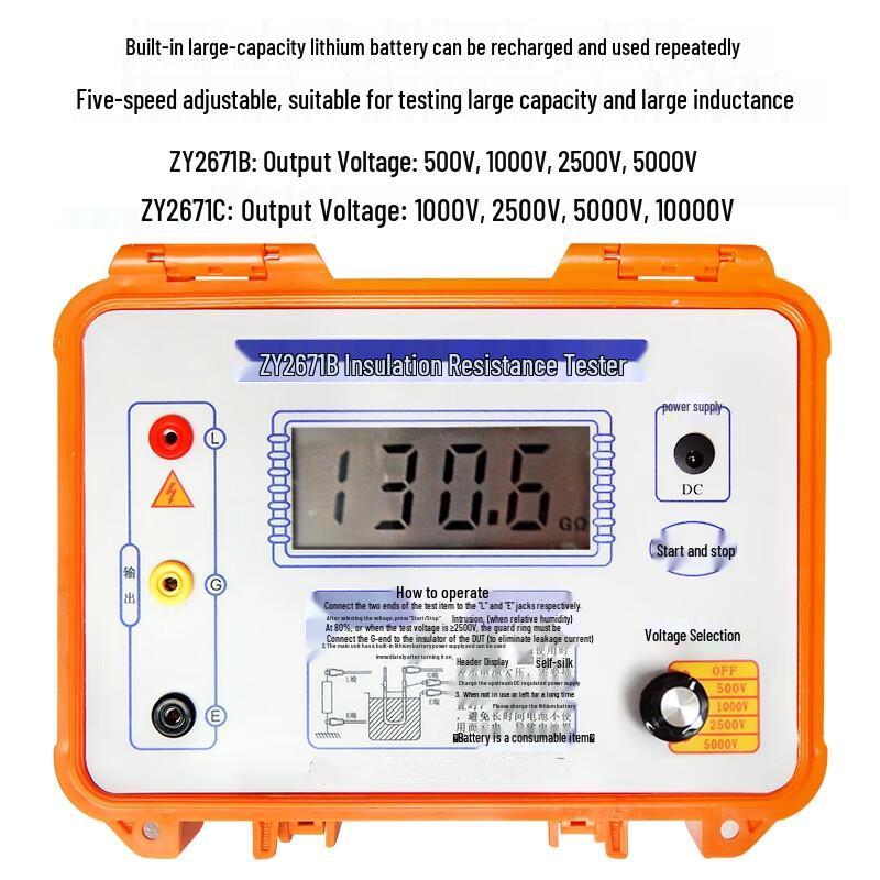 Digital Megohmmeter Insulation Tester