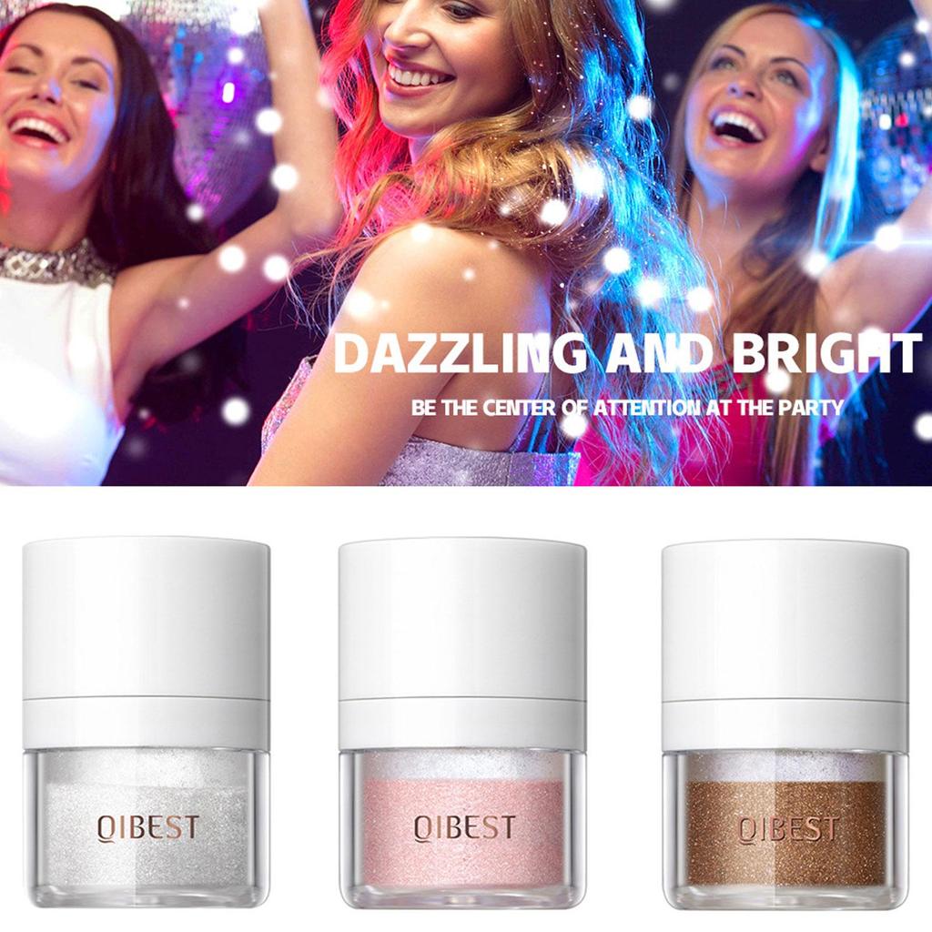 Buy QIBEST Diamond Highlighter Powder Glitter Powder Shimmer Highlight