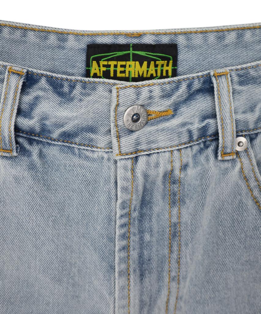 AFTERMATH Denim Shorts Light Indigo