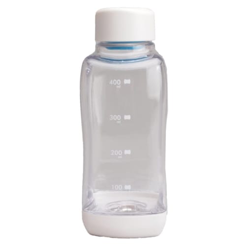 Pearl Metal PC Aqua Water Bottle, 500ml, Direct Drinking, Clear, Block Style, H-6031