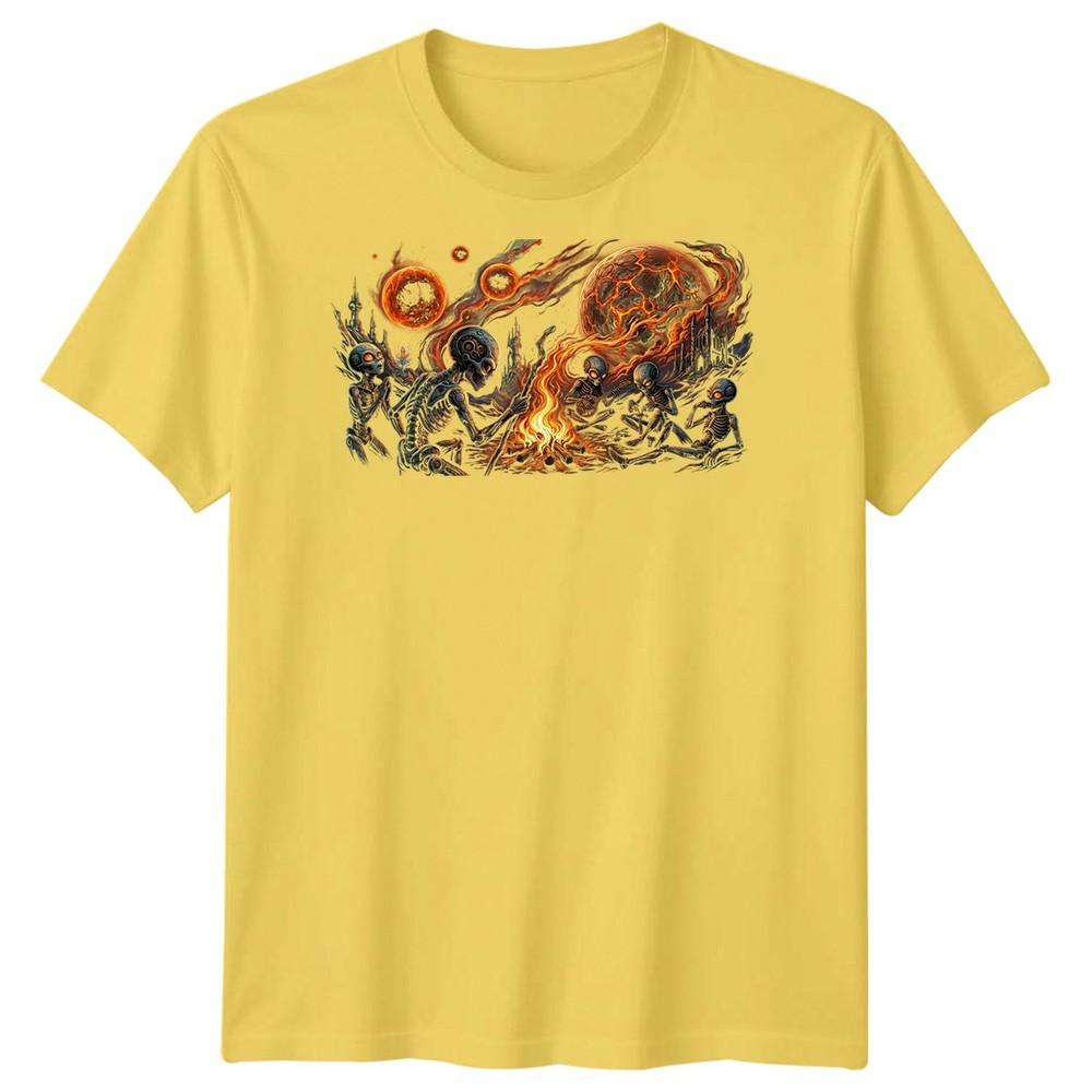 Alien Camping Unisexs T Shirt Ufo Et Adventure Night Area Trip