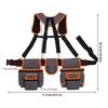 Oxford Fabric Tool Harness Belt With Magnetic Pouches For Quick Access To Construction Landscaping And Repair Equipment
