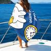1pc Miffy1 Beach Towel with Custom Name, Beach/Swimming/Bath/Picnic/Camping Towel, Suitable for Seaside Beaches