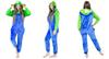 Kigurumi Luigi Mario Pigiami Tuta Intera Costume Adulto M Costume Luigi Mario Onesie - S