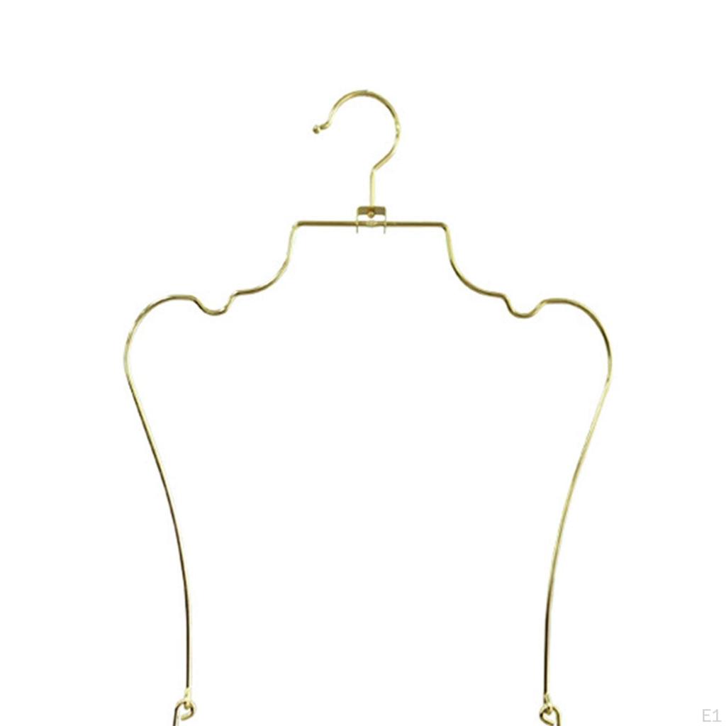 Skládací bikiny -Věšák -dessous -Organizér Plavky Oděvní tyč pro butikový výstavní stojan