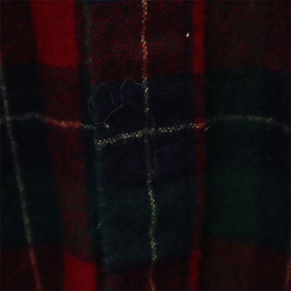 PENDLETON check Long sleeve Wool shirt L Men's Used