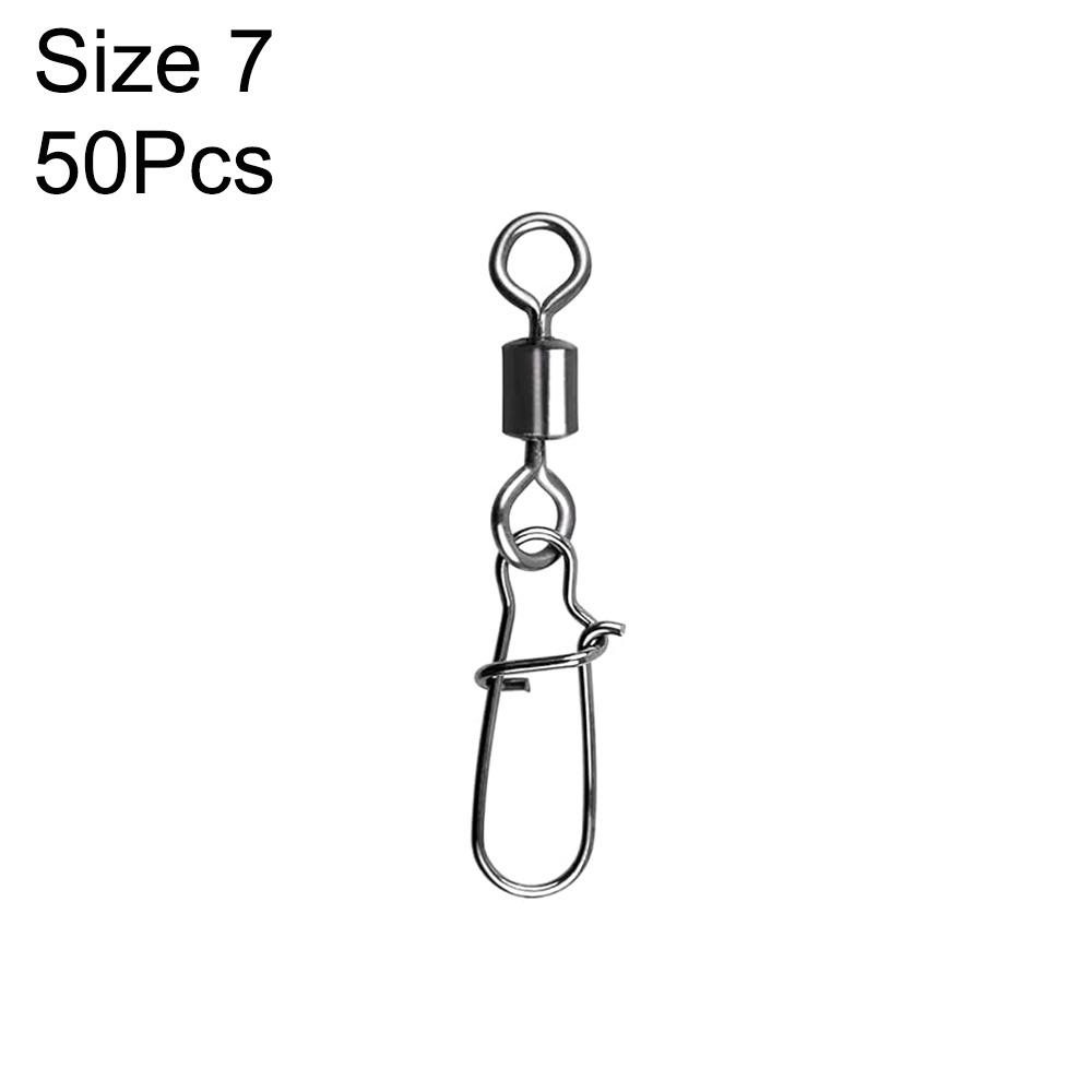 Edelstahl Angelhaken Köder Wirbel 8 Wort Schleife Wirbel Tackle Neue Tackle-Tool