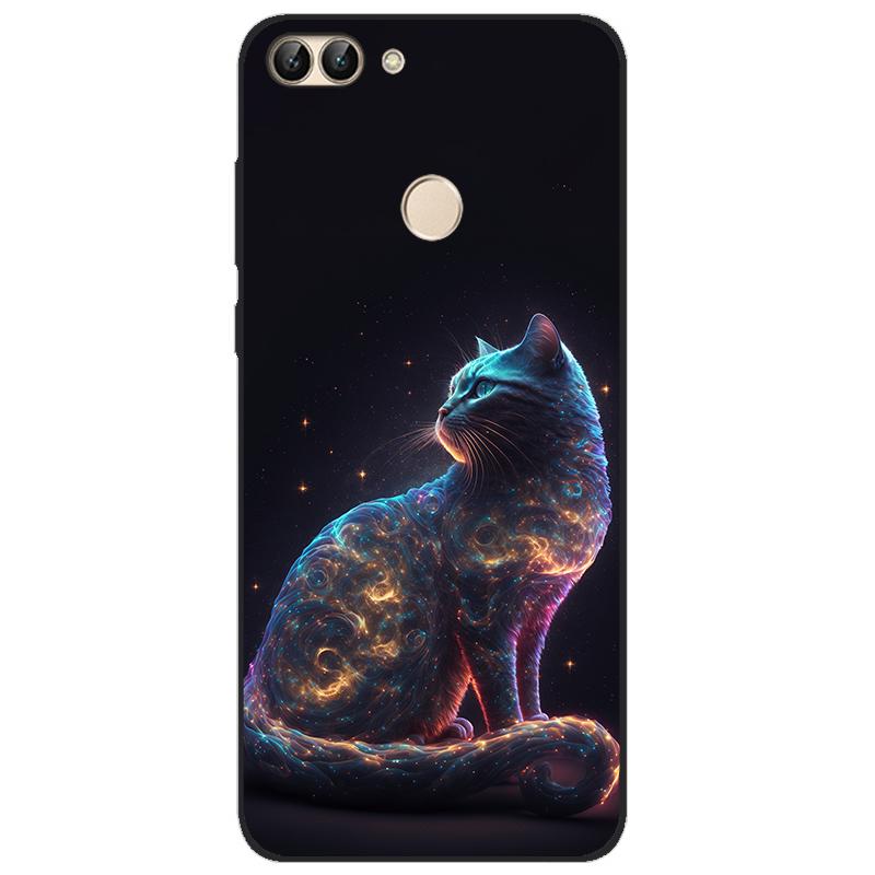 For Huawei P Smart 2018 FIG-LX1 PSmart Case For Huawei P Smart 5.65inch Case TPU Soft Silicone Cute Wolf Back Cover Phone Case