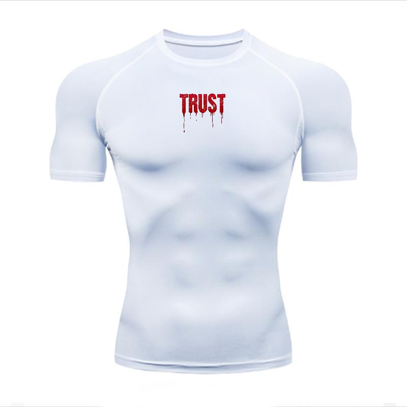 Men s Quick-Dry Athletic T-Shirt Breathable Stretchy Moisture-Wicking Short Sleeve for Fitness Gym Sports Workout slim fit S