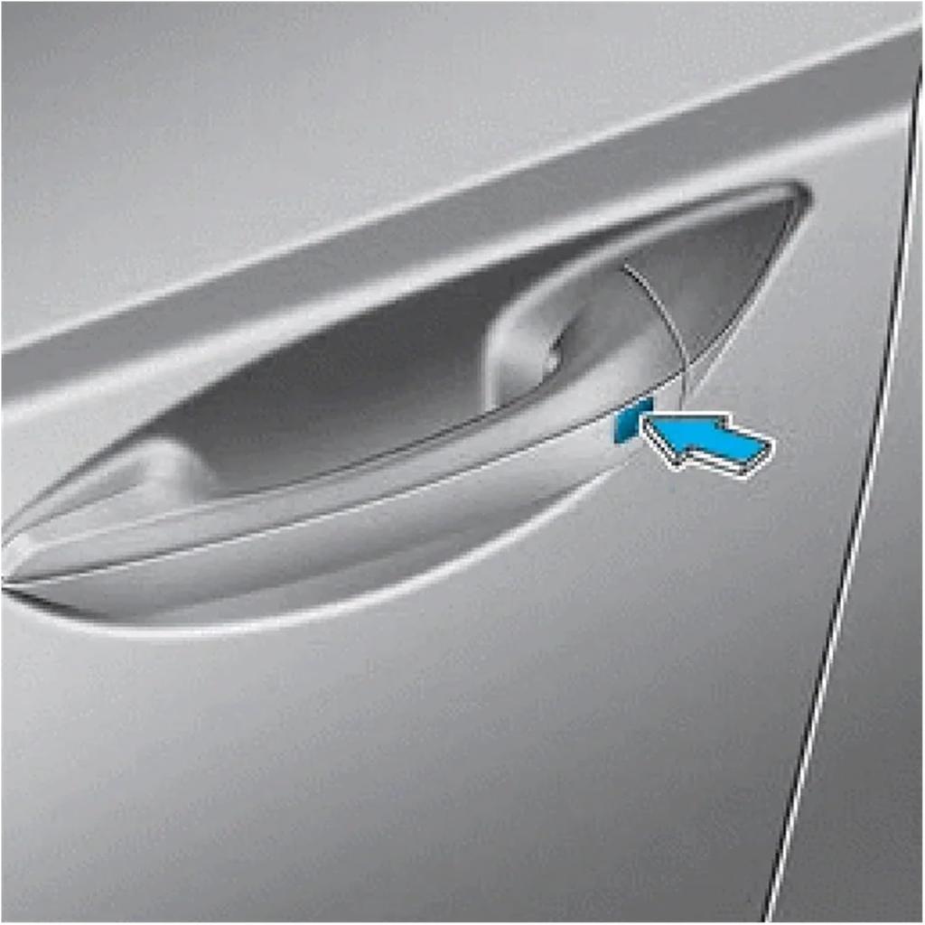 1Pair Exterior Handle Button 82661G2720 for IONIQ 2016-2020