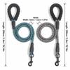 Round Cord Shape Dog Harness Leash Anti-pull Dog Rope  Outdoor Running Exercise