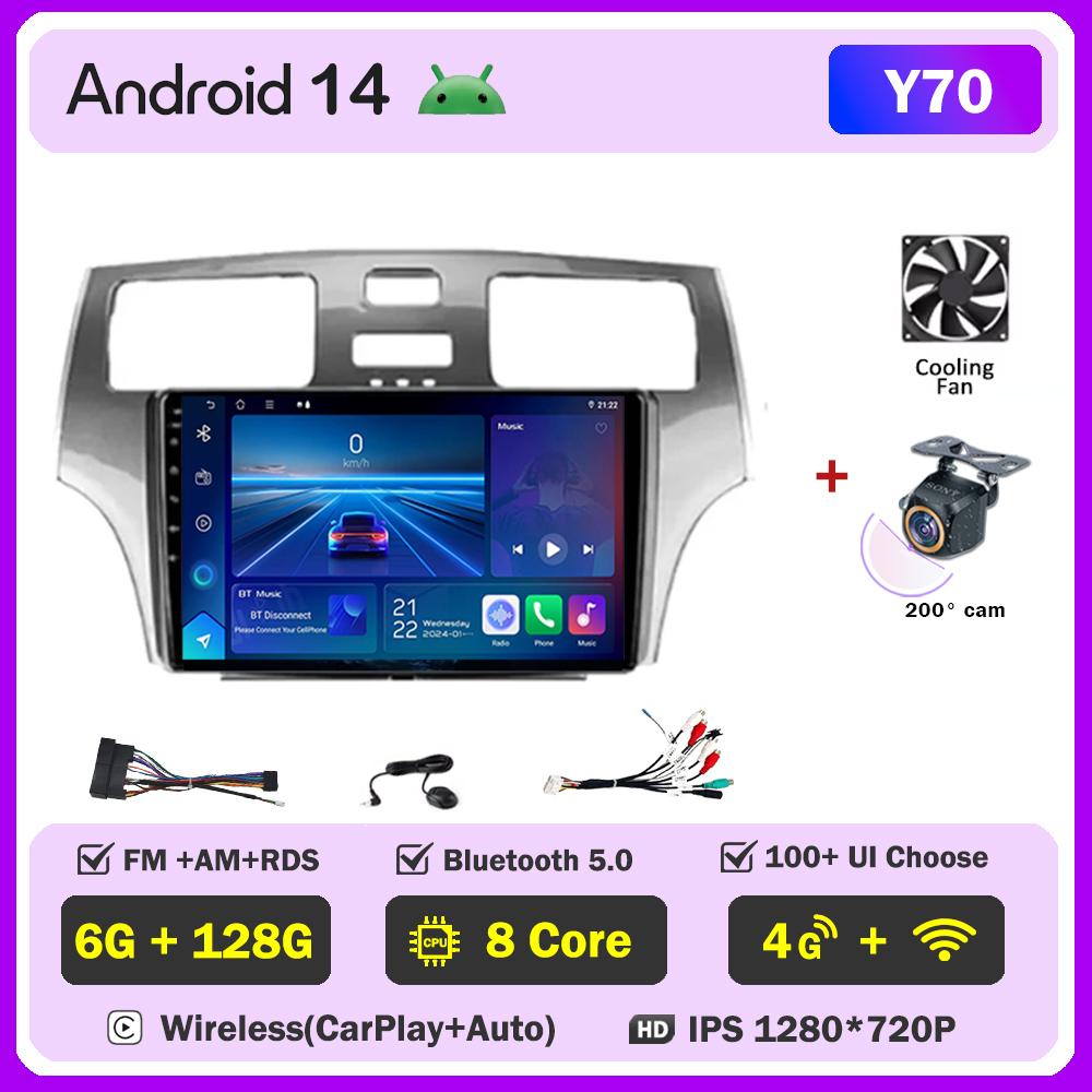 For Lexus ES300 ES 300 ES330 XV30 ES 330 2001-2006 Carplay Auto Screen Wireless Android Auto Car Intelligent Systems AutoMotive