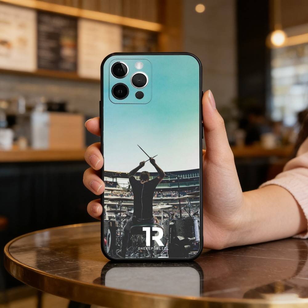 Pop Rock Band Onerepublic Soft Silicone Black Cover,Phone Case For iPhone 17,16,15,14,13,12,11 Plus,Pro Max,XS