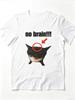 No Brain Meme Cat Unisex Unisex Tshirt Funny Black Cat Meme Graphic Internet Viral Humor Casual Unisex Short Sleeve Tee