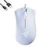 [Razor] Razer DEATHADDER ESSENTIAL Wired Gaming Mouse 6,400 DPI 5 Buttons Heavy Duty + LafLife Original USB Extension Cable Set White