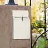 Hanging Wall Mounted Comment Suggestion Drop Box Durable Key Magazines Holder Postbox Case Front