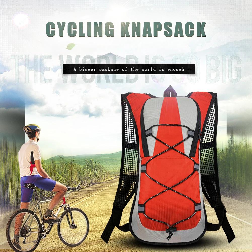 Multi-Pocket Bike Waterproof Backpack Outdoor Sports Water Bladder Bags Riding Storage Knapsack Outdoor Hiking Cycling Equipment
