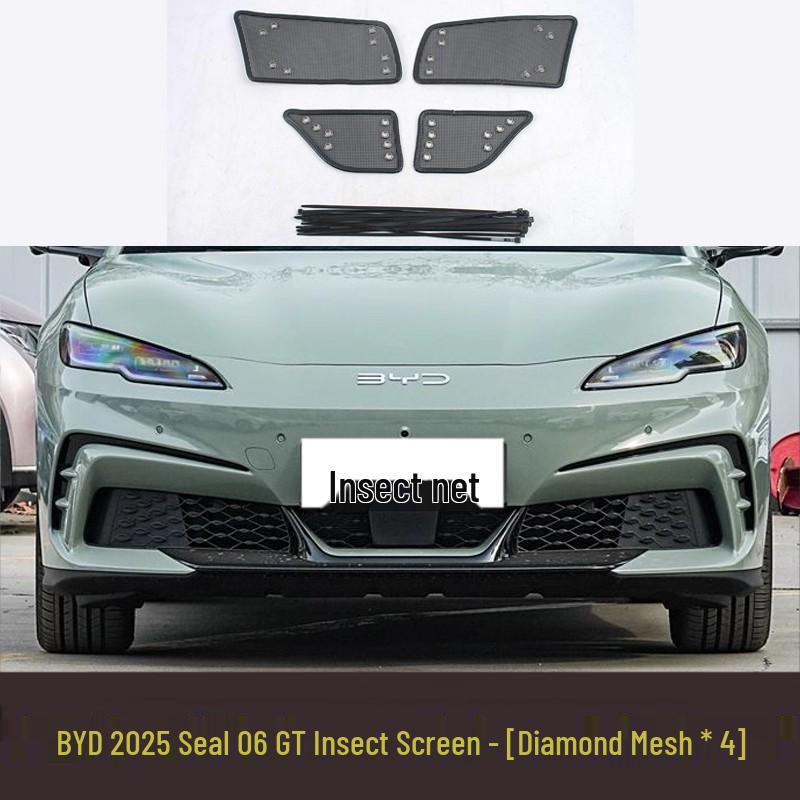 Insect & Catkin Protector Net for 2022-2025 BYD Seal - Front Grille & Water Tank Guard