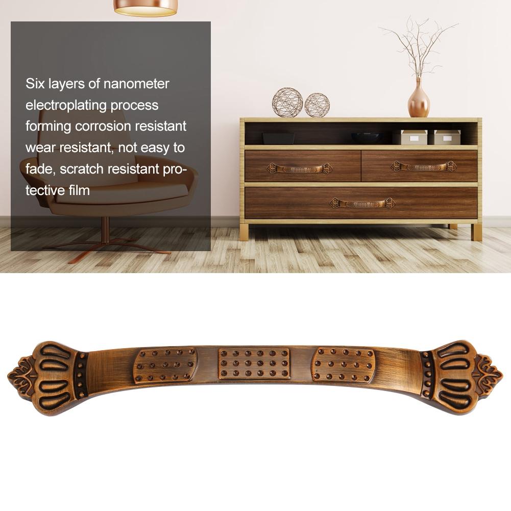 Einfacher Vintage Tür Drück- und Ziehgriff Schrank Schublade Schrank Bogenknopf