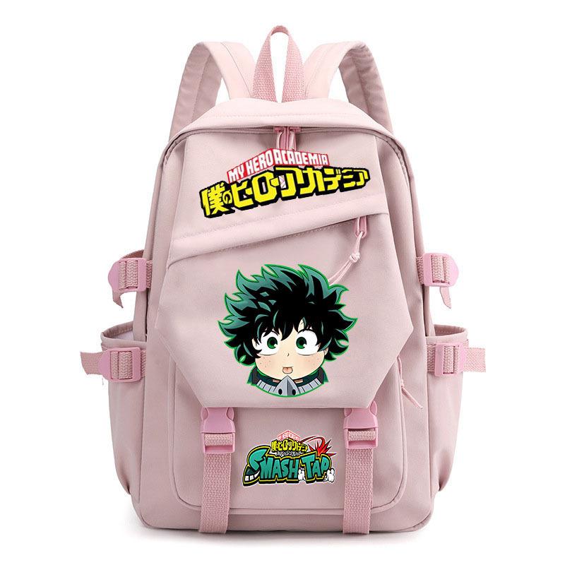 My Hero Academy School Bag Children's Backpack Elementary School Bag Male Female Junior High School Student College Student Campus Backpack