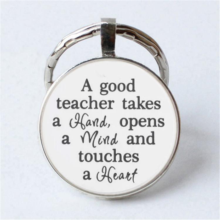 Keychain Accessories Pendant Floral Thanksgiving Text Good Friends Retro Personalized Keychain Gift Pendant