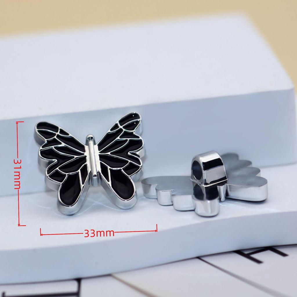 Elegant Matte Silver Teddy Bear Heart Strawberry Jewelry Hair Accessories with Handmade Details