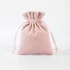 1PC Velvet Drawstring Bag 9*15cm Suede Flannel Gift Storage Pouch Makeup Organizer