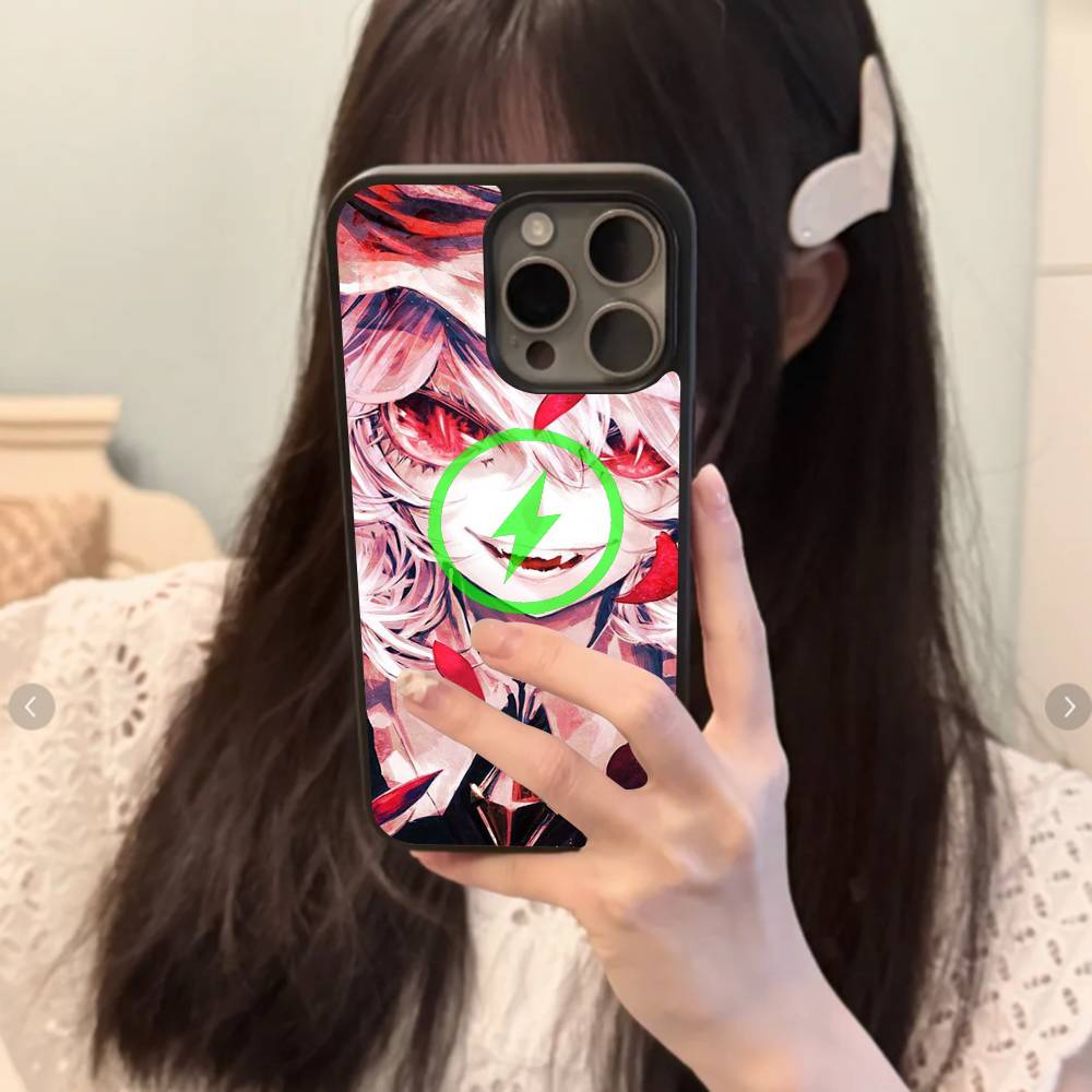 Classic Game Touhou Project Magnetic Matte Phone Case For IPhone 16 17 15 14 13 12 11 For Magsafe Wireless Charge Cover