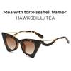 Fashion Cat Eye Sunglasses With Uv400 Protection For Summer Travel And Parties