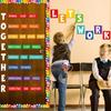 Motivational Bulletin Board Decorations for Classroom Let's Work Together Wall piration Door Decor Colorful Pencil Cutouts for Back to School