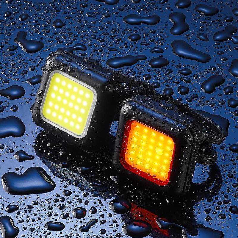 Mountain Bike Front Light Waterproof Rechargeable With High Brightness For Night Riding