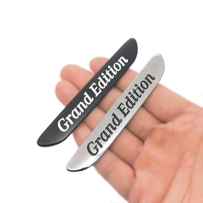 1Pcs 3D Metal Grand Edition Car Side Fender Rear Trunk Emblem Badge Sticker Decals for Mercedes-Benz,Car Decorations Stlying