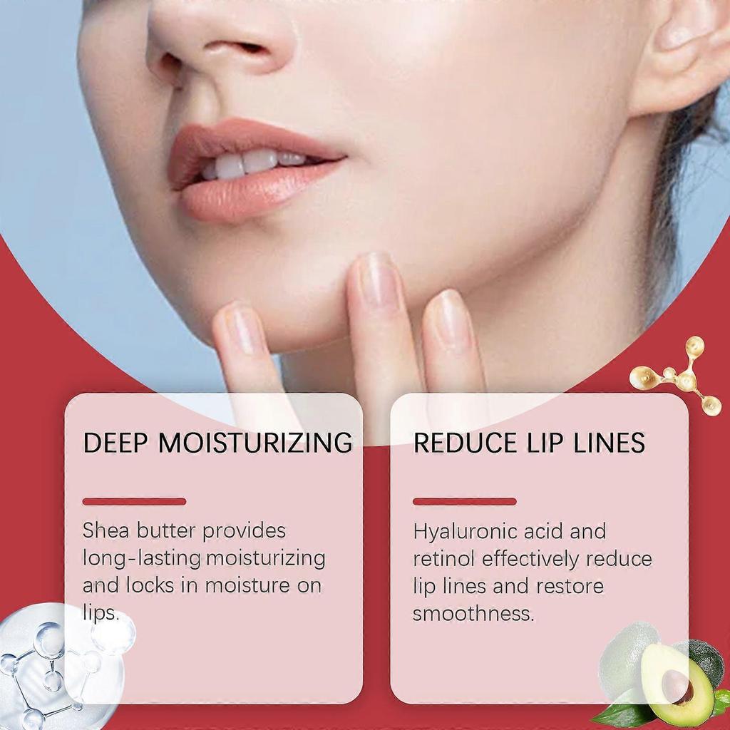Offerta a tempo limitato!!Crema Riparatrice Rughe Labbra Hoygi - Riduce Linee delle Labbra e Linee del Sorriso, Idrata e Nutre le Labbra per la Cura Quotidiana meno
