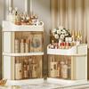 Cosmetics Storage Box Large Capacity Dressing Table Skin Care Products Storage Rack Drawer Type Organizer Desktop Dust Storage
