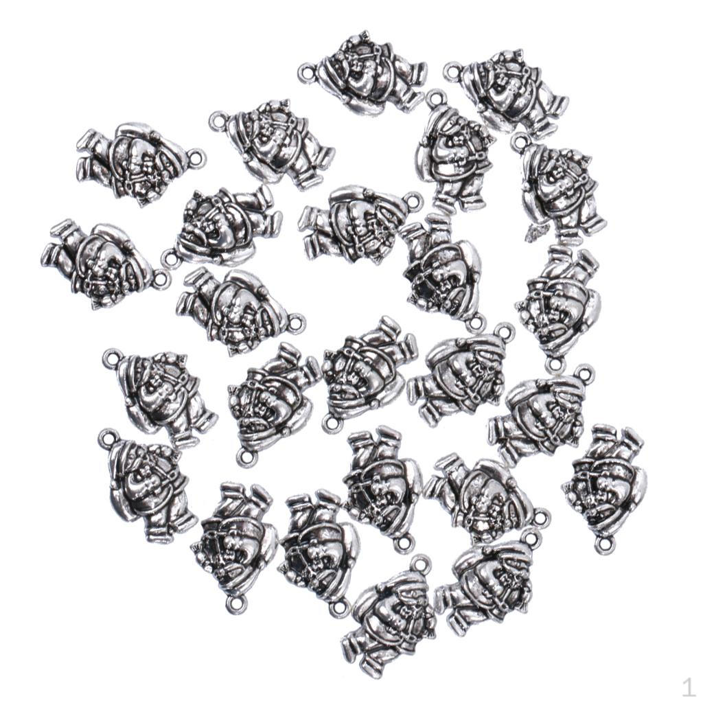 

Подвески Санта-Клауса, декор для изготовления ювелирных изделий, 25шт.