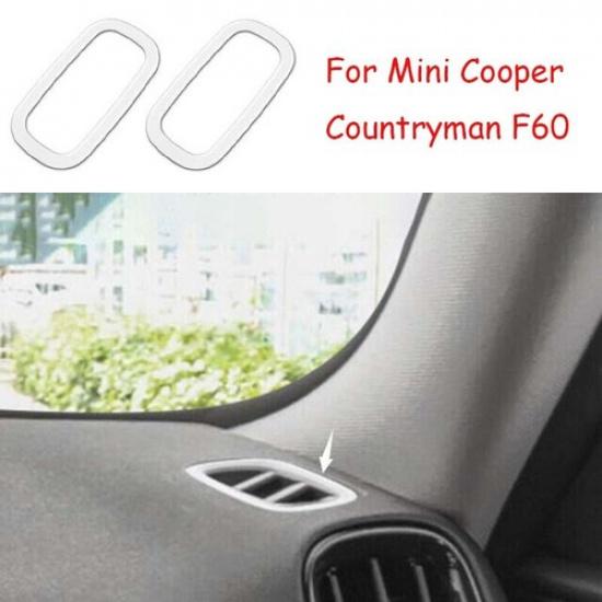 For Mini Cooper Countryman F60 Air Outlet Vent ABS White Trim Dashboard Upper