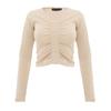 I Saw It First Womens/Ladies Ruched Ribbed Top