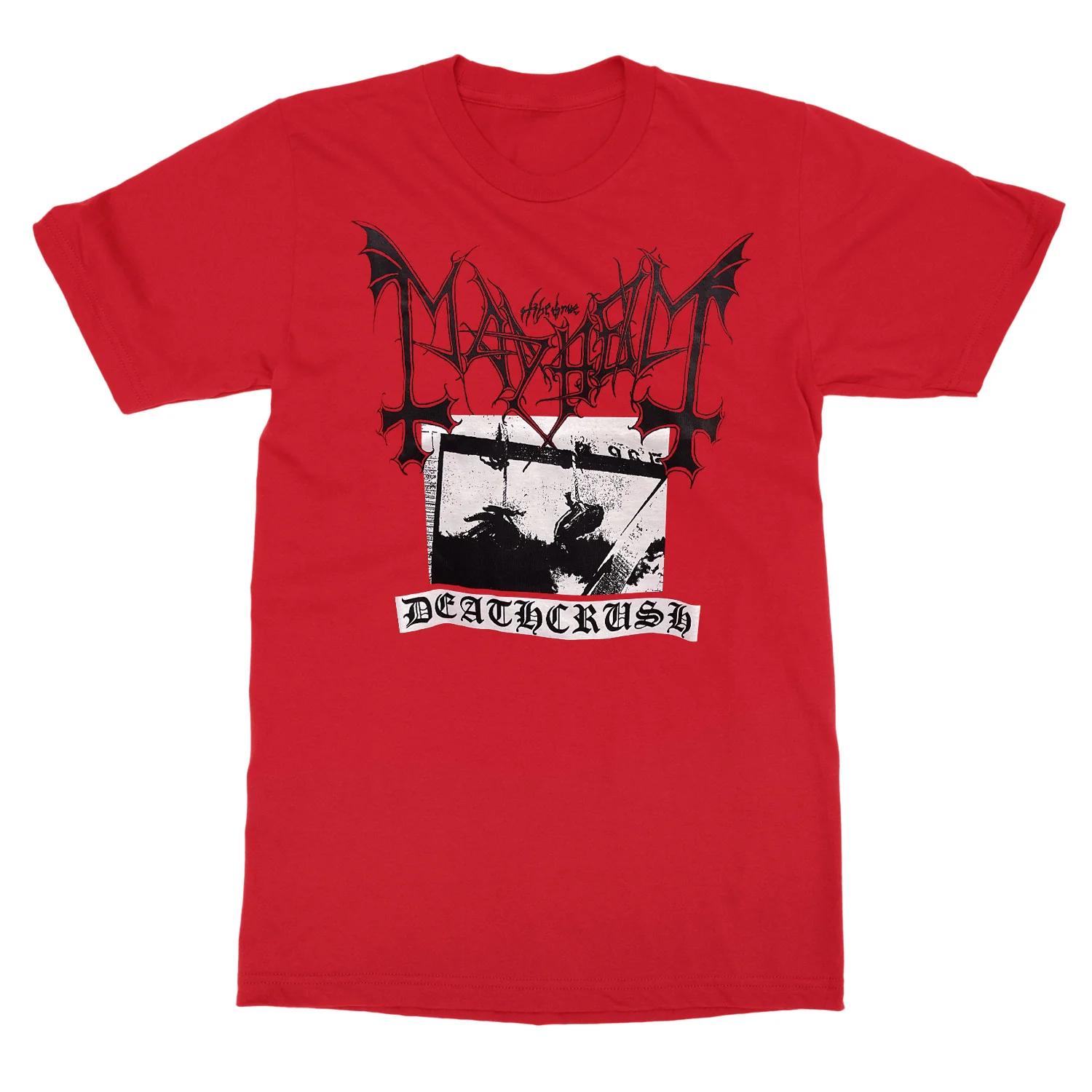 Mayhem Ante Bellum Rock Music Art Style Summer Casual TShirt Unisexs and Womens Luxury Brand Top  New Art Logo M